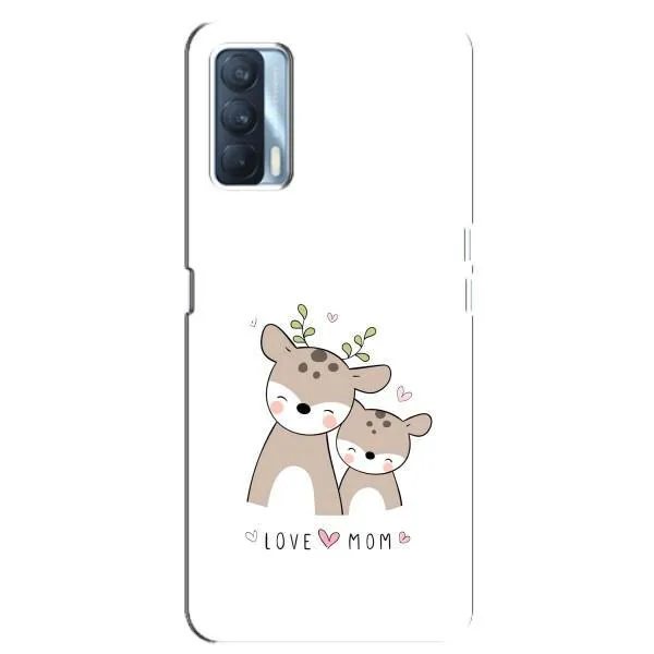 Чехол с принтом «Оленята мама и малыш» для OPPO A92s Чехол с принтом «Оленята мама и малыш» для OPPO A92s