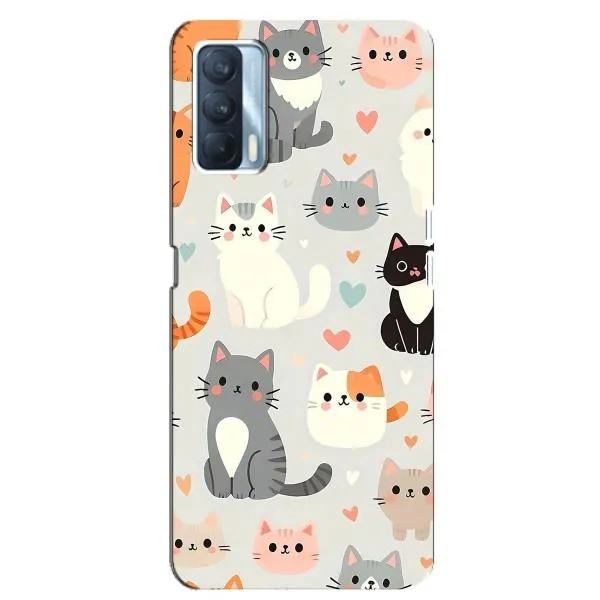 Чехол с принтом «Коллаж котов» для OPPO A92s Чехол с принтом «Коллаж котов» для OPPO A92s
