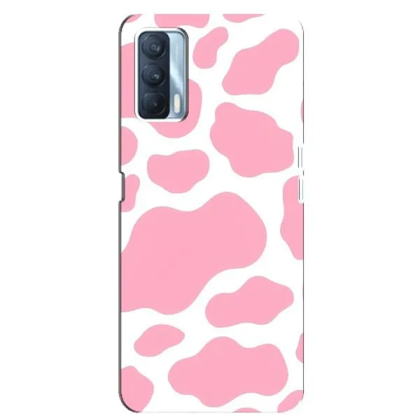 Чехол с принтом «Розовый принт» для OPPO A92s