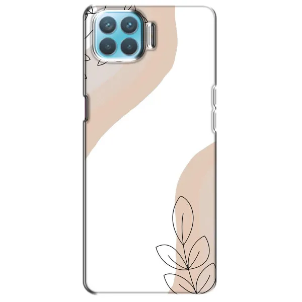 Чехол с принтом «Нюдовая веточка абстракция» для OPPO A93