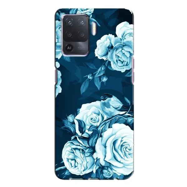 Чехол с принтом «Голубые Бутоны» для OPPO A94