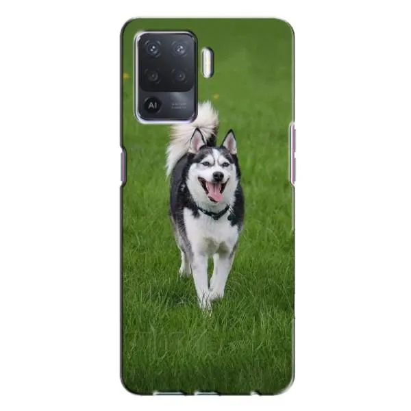 Чехол с принтом «Радостный Хаски» для OPPO A94