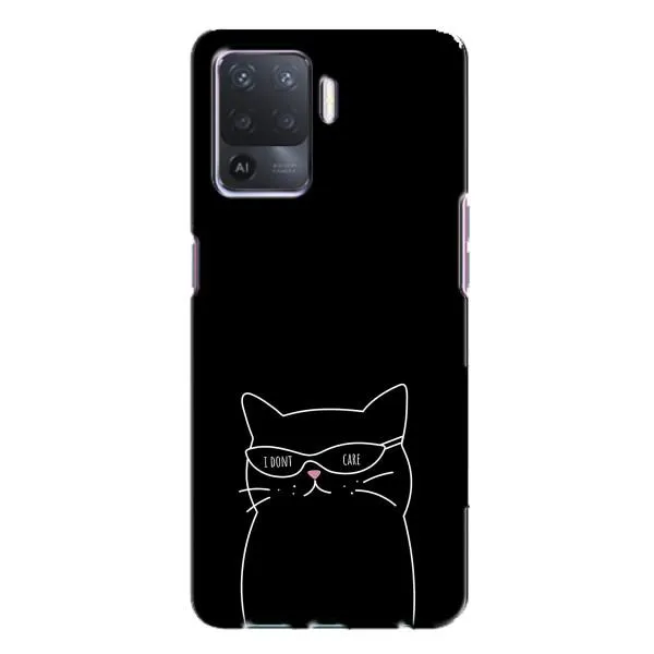 Чехол с принтом «Равнодушный кот» для OPPO A94