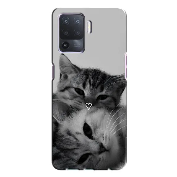 Чехол с принтом «Пара котов» для OPPO A94