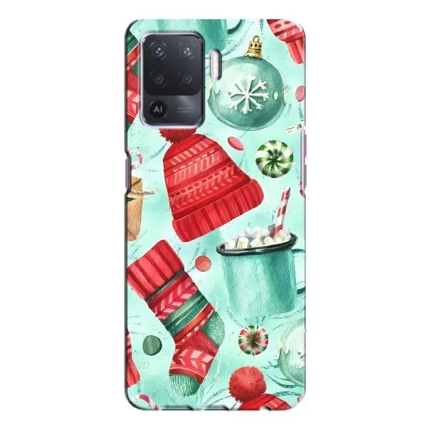 Чехол с принтом «Одежда НГ» для OPPO A94