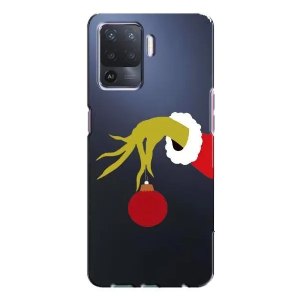 Чехол с принтом «Гринч с игрушкой» для OPPO A94