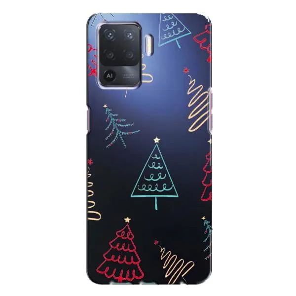 Чехол с принтом «Рождественские елки» для OPPO A94