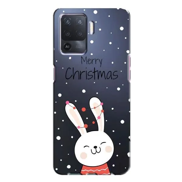 Чехол с принтом «Рождественский заяц» для OPPO A94