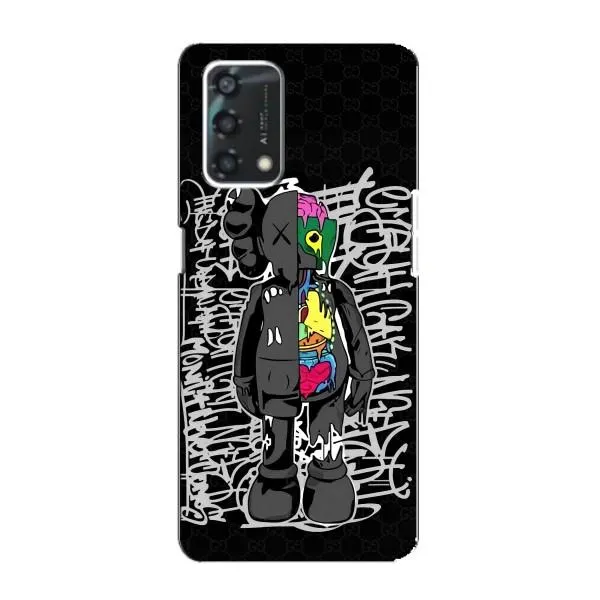 Чохол з принтом «Стиль Bearbrick» для OPPO A95 Чохол з принтом «Стиль Bearbrick» для OPPO A95