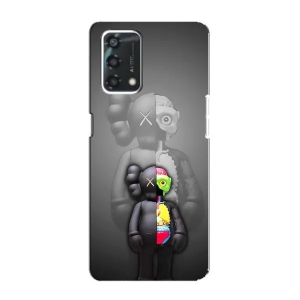 Чохол з принтом «Тіло Bearbrick» для OPPO A95 Чохол з принтом «Тіло Bearbrick» для OPPO A95