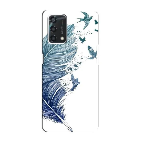 Чохол з принтом «Перо» для OPPO A95 Чохол з принтом «Перо» для OPPO A95