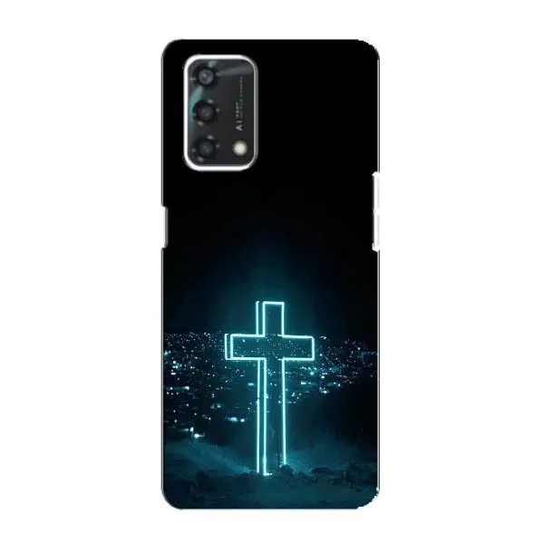 Чехол с принтом «Крест и город» для OPPO A95