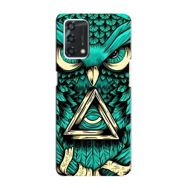 Чохол з принтом «Сова з оком» для OPPO A95