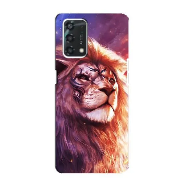 Чехол с принтом «Красочный Лев» для OPPO A95