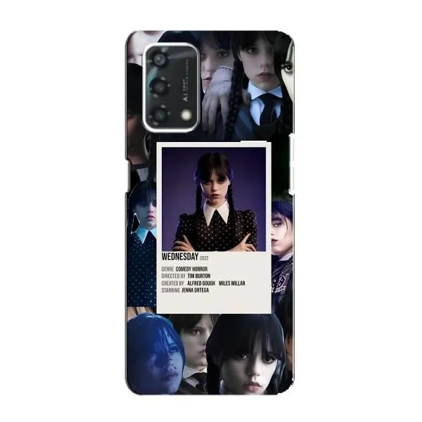 Чехол с принтом «коллаж Уэнздей» для OPPO A95