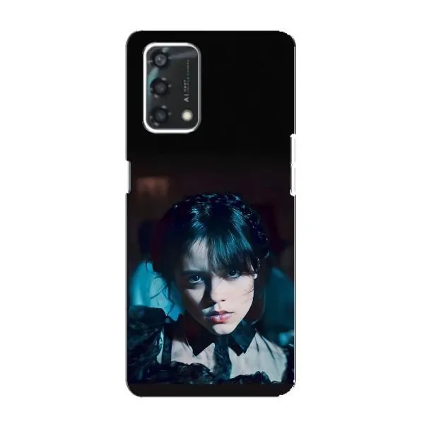 Чехол с принтом «взгляд Уэнздей» для OPPO A95