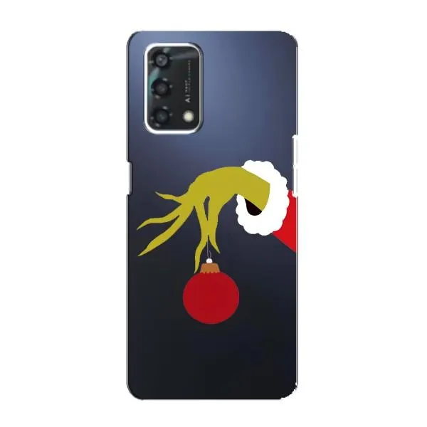 Чехол с принтом «Гринч с игрушкой» для OPPO A95