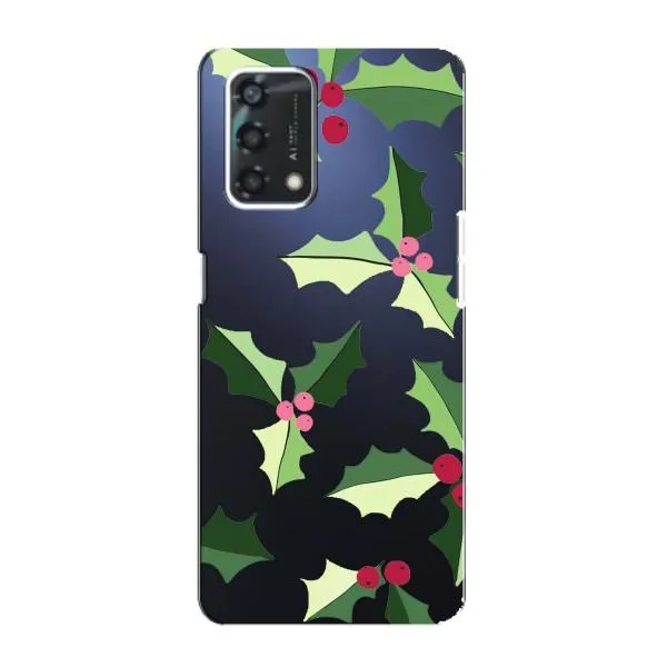 Чехол с принтом «Рождественский фон» для OPPO A95