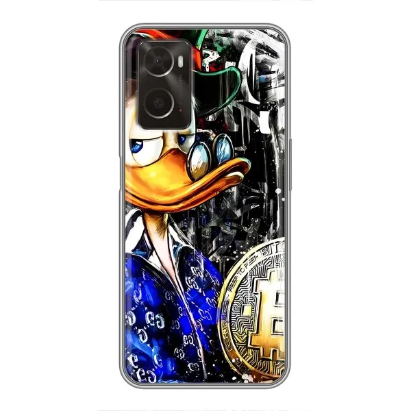 Чехол с принтом «Биткойн Скрудж» для OPPO A96