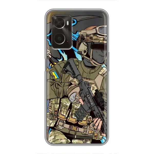 Чехол с принтом «Воин ВСУ» для OPPO A96