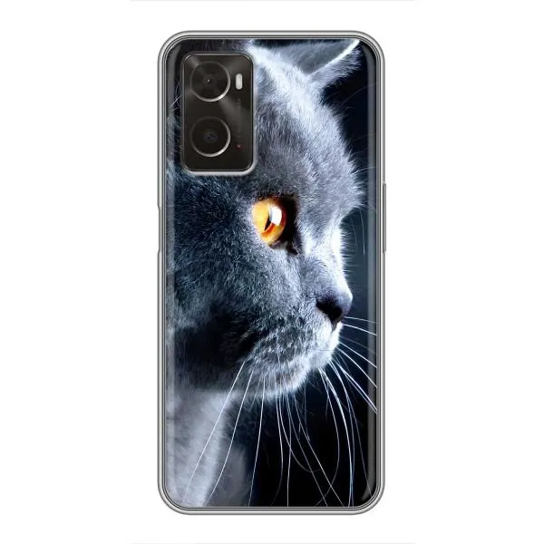 Чехол с принтом «Серый Кот» для OPPO A96 Чехол с принтом «Серый Кот» для OPPO A96