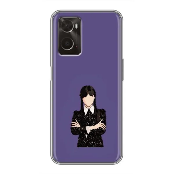 Чохол з принтом «Венздей у чорному» для OPPO A96