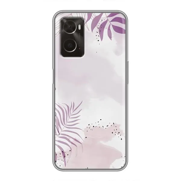 Чохол з принтом «Фіолетове листя» для OPPO A96 Чохол з принтом «Фіолетове листя» для OPPO A96