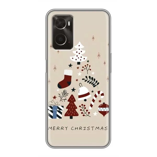 Чехол с принтом «Merry Christmas» для OPPO A96