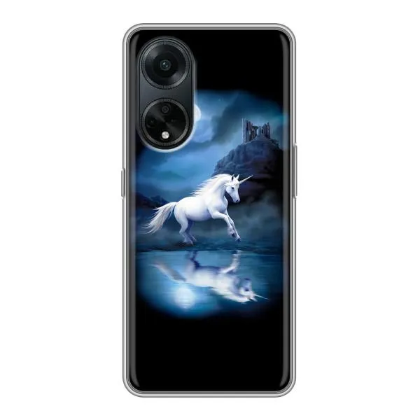 Чехол с принтом «Единорог» для OPPO A98 Чехол с принтом «Единорог» для OPPO A98