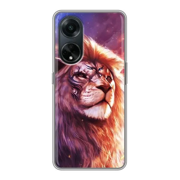 Чехол с принтом «Красочный Лев» для OPPO A98 Чехол с принтом «Красочный Лев» для OPPO A98