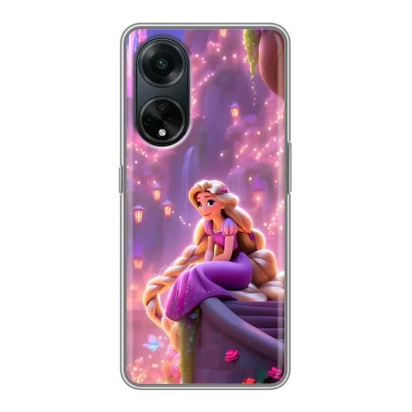 Чехол с принтом «Рапунцель в замке» для OPPO A98