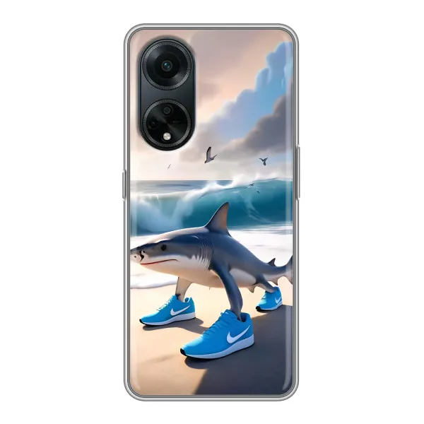 Чехол с принтом «Тралалело тралала» для OPPO A98 Чехол с принтом «Тралалело тралала» для OPPO A98