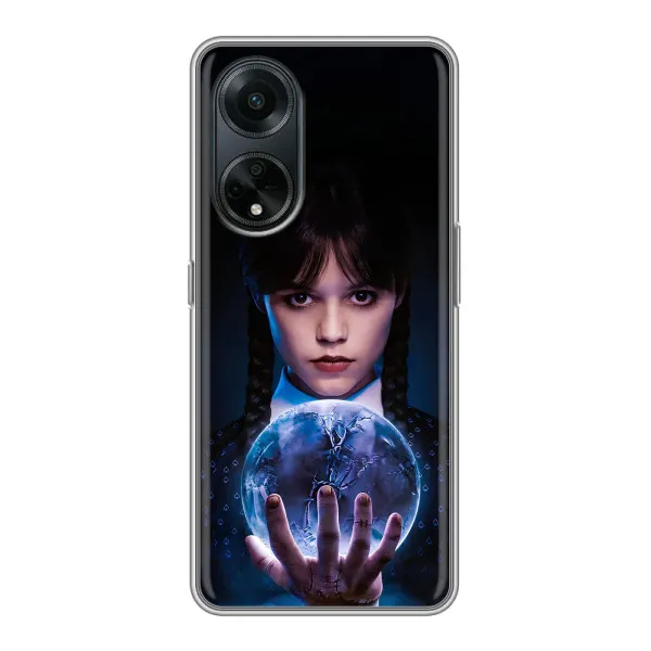 Чохол з принтом «Магічна сфера Венздей» для OPPO A98
