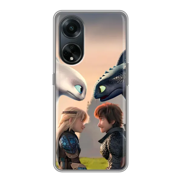 Чехол с принтом «Иккинг и Астрид» для OPPO A98 Чехол с принтом «Иккинг и Астрид» для OPPO A98