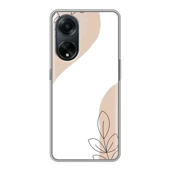 Чохол з принтом «Нюдова гілочка абстракція» для OPPO A98 Чохол з принтом «Нюдова гілочка абстракція» для OPPO A98
