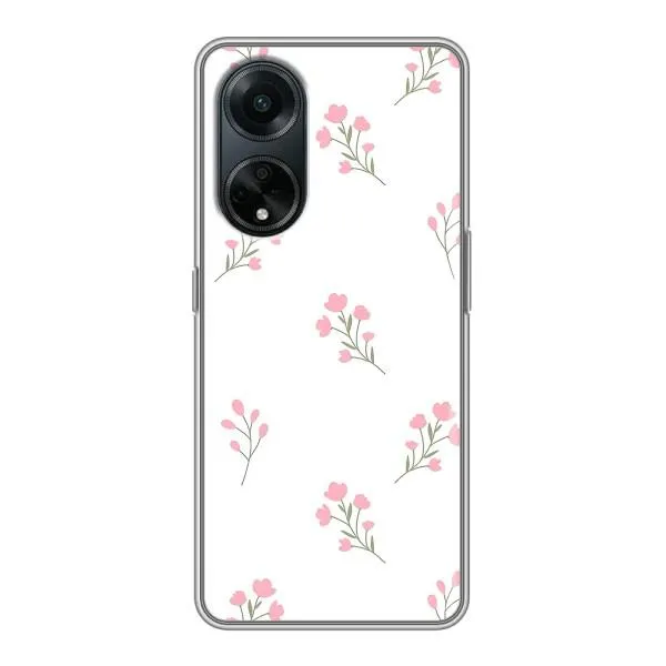Чехол с принтом «Розовые цветы» для OPPO A98