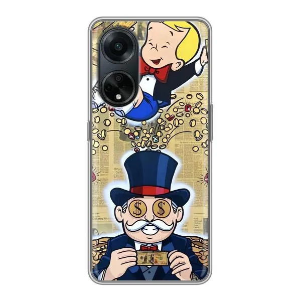 Чехол с принтом «Монополия Мен» для OPPO A98 Чехол с принтом «Монополия Мен» для OPPO A98