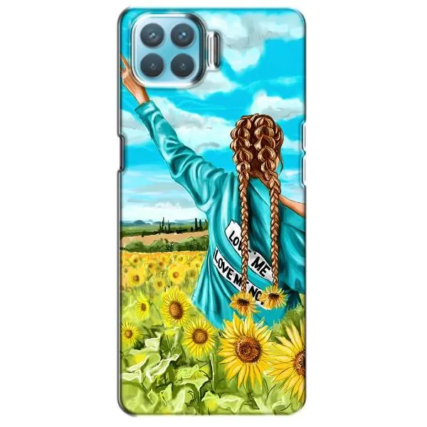 Чехол с принтом «Украиночка» для OPPO F17 Pro
