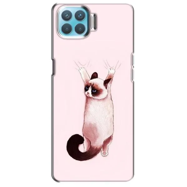 Чехол с принтом «Котик падает» для OPPO F17 Pro