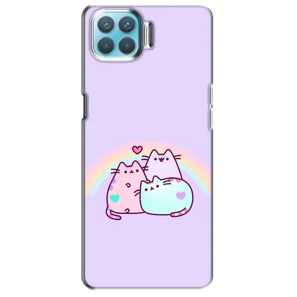 Чехол с принтом «Радужные котики» для OPPO F17 Pro
