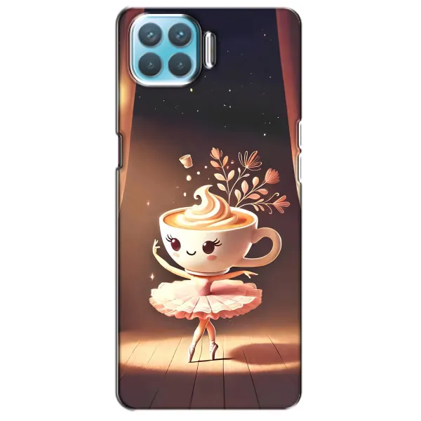 Чехол с принтом «Балерина капучина» для OPPO F17