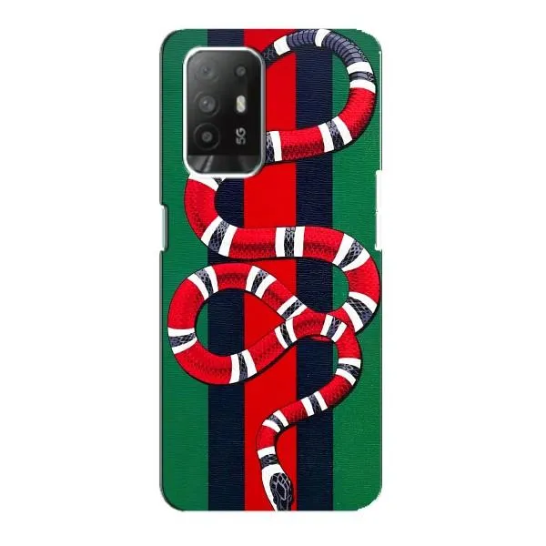 Чехол с принтом «Gucci змия» для OPPO F19 Pro Plus 5G