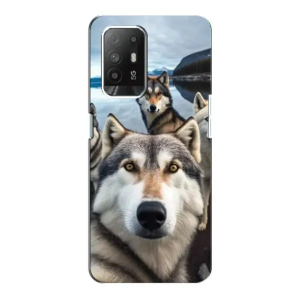Чехол с принтом «Селфи ХАски» для OPPO F19 Pro Plus 5G Чехол с принтом «Селфи ХАски» для OPPO F19 Pro Plus 5G