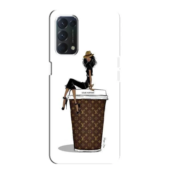 Чехол с принтом «кофе LOUIS VUITTON» для OPPO F19 Чехол с принтом «кофе LOUIS VUITTON» для OPPO F19