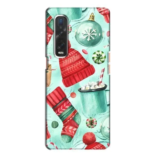 Чехол с принтом «Одежда НГ» для OPPO Find X2