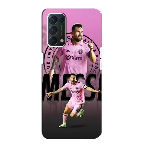 Чехол с принтом «Messi Miami» для OPPO Find X3 Lite