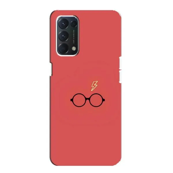 Чехол с принтом «шрам и очки» для OPPO Find X3 Lite