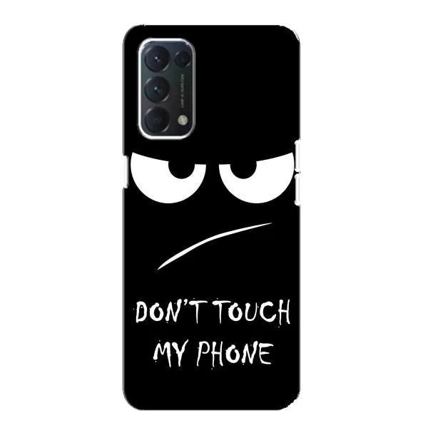 Чехол с принтом «Dont Touch» для OPPO Find X3 Lite