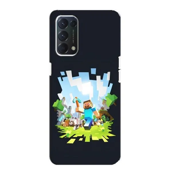 Чехол с принтом «персонажи Minecraft» для OPPO Find X3 Lite Чехол с принтом «персонажи Minecraft» для OPPO Find X3 Lite