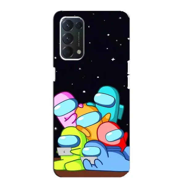 Чехол с принтом «Скины в космосе» для OPPO Find X3 Lite
